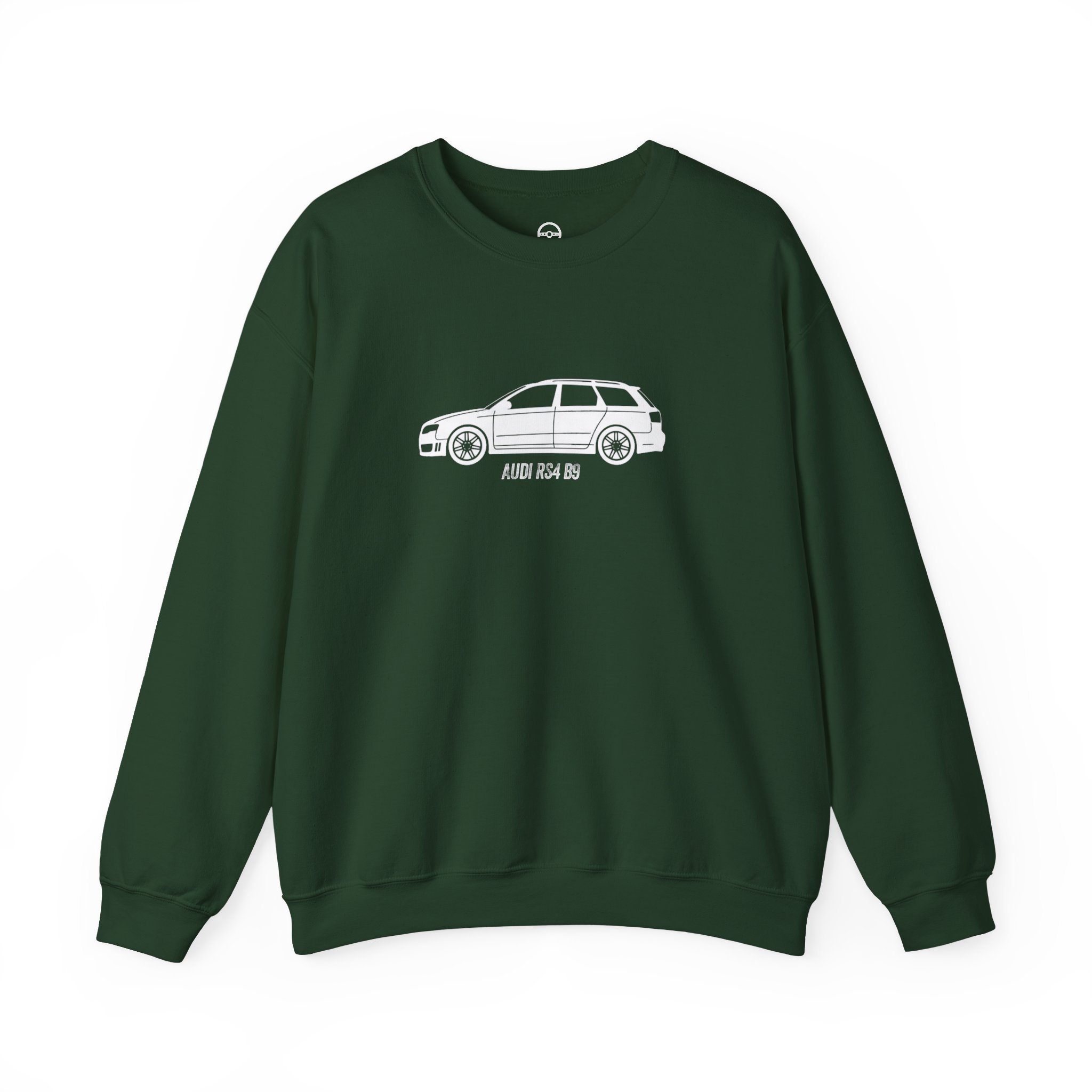Retro Rides Crewneck Sweatshirt Audi RS4 Outline - Image 41