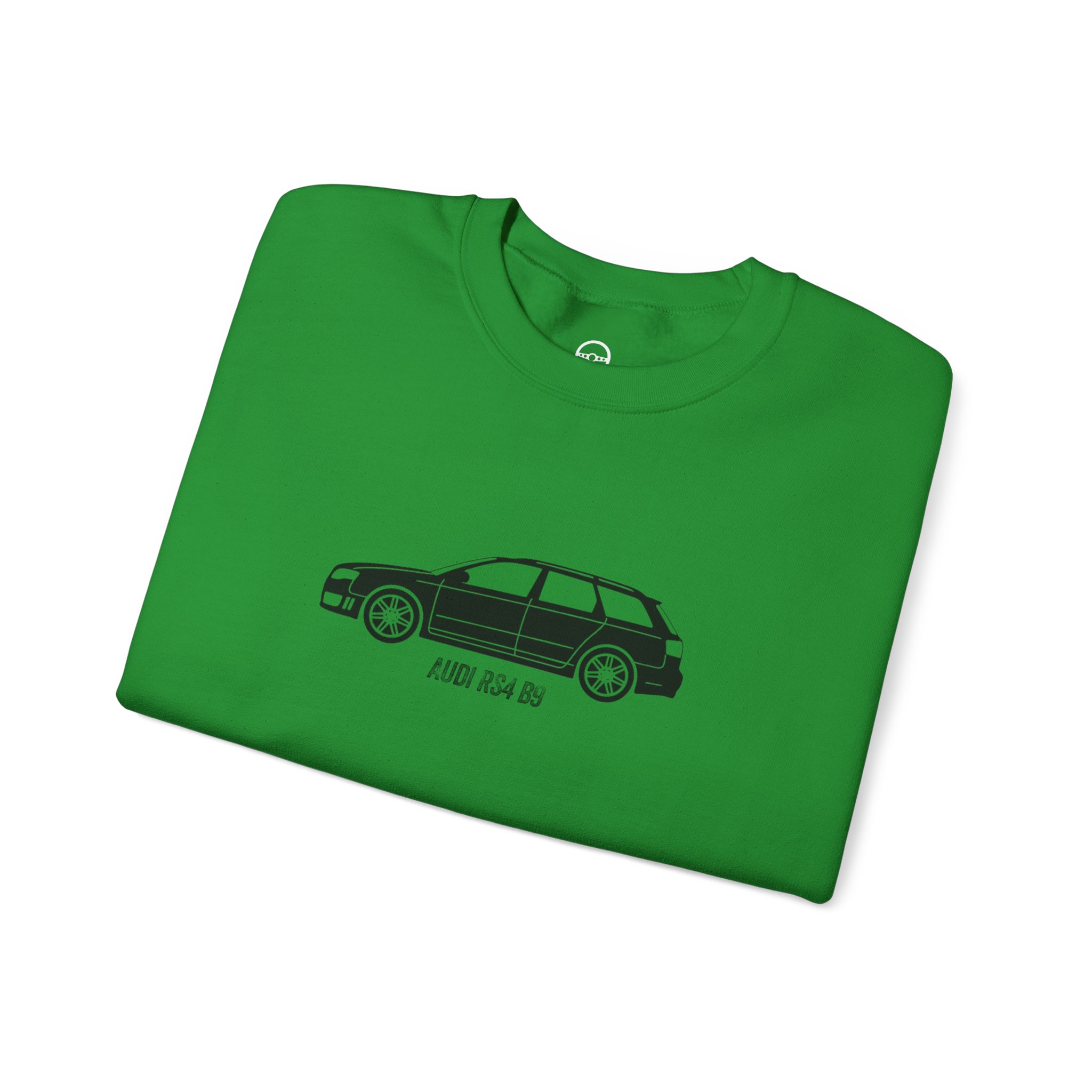 Retro Rides Crewneck Sweatshirt Audi RS4 Outline - Image 47