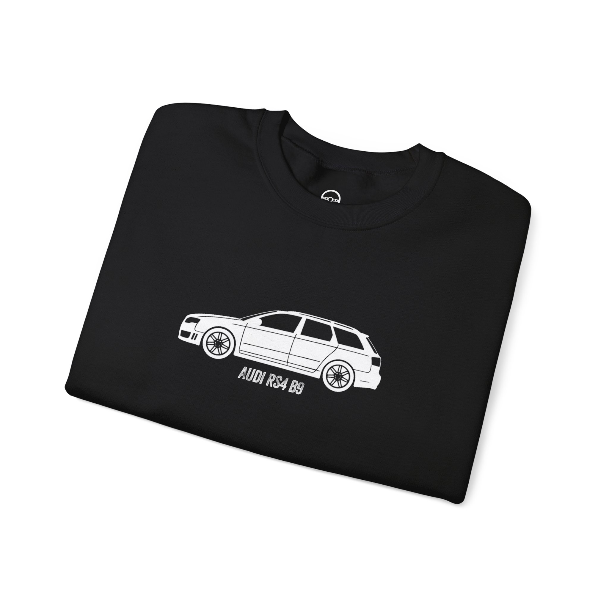 Retro Rides Crewneck Sweatshirt Audi RS4 Outline - Image 11