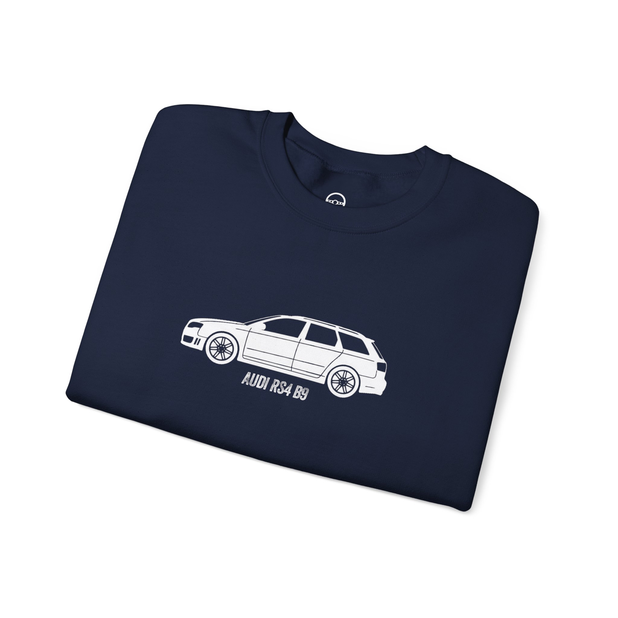 Retro Rides Crewneck Sweatshirt Audi RS4 Outline - Image 23