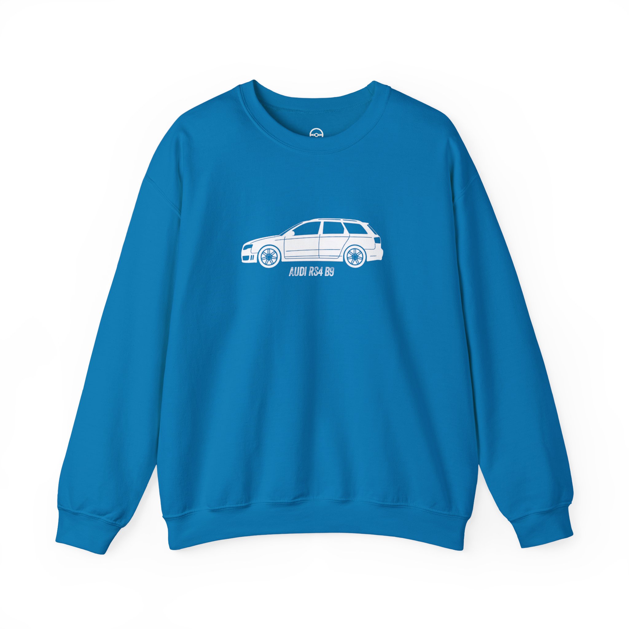 Retro Rides Crewneck Sweatshirt Audi RS4 Outline - Image 17