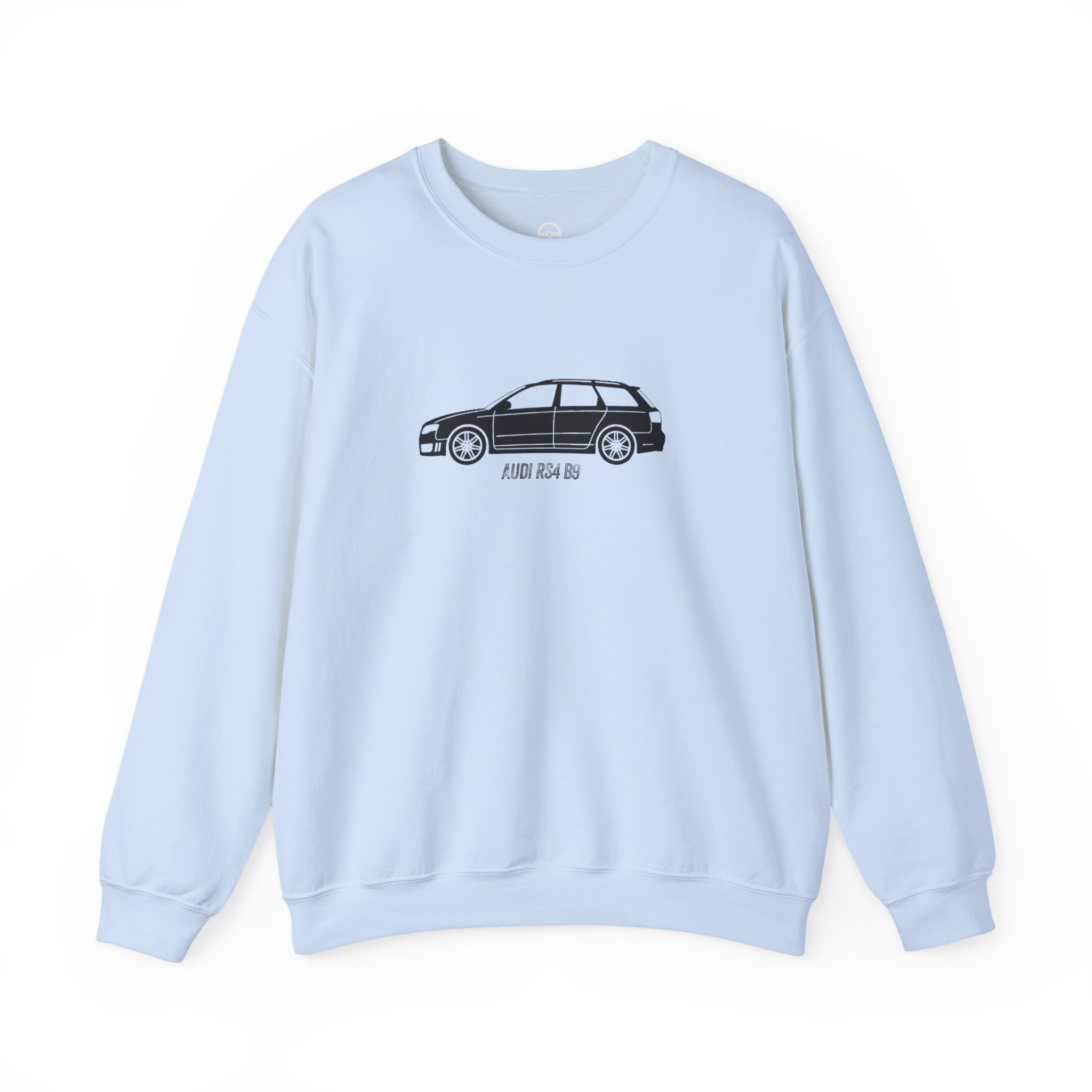 Retro Rides Crewneck Sweatshirt Audi RS4 Outline - Image 49