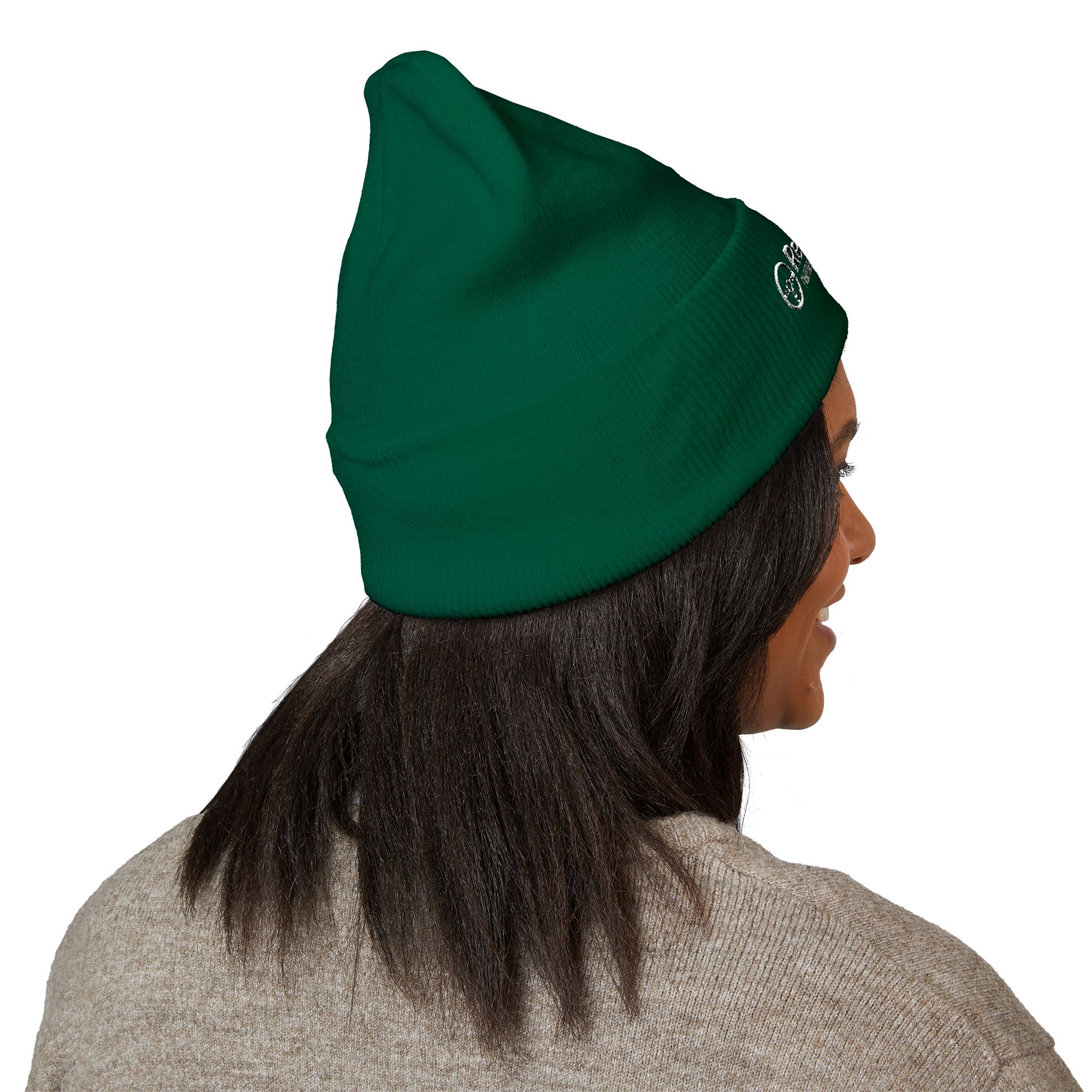 Retro Rides Embroidered Cuffed Beanie — Vintage Auto Logo Winter Hat - Image 8