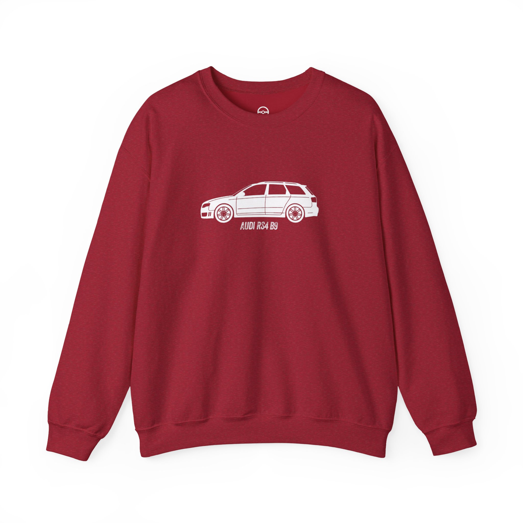 Retro Rides Crewneck Sweatshirt Audi RS4 Outline - Image 57