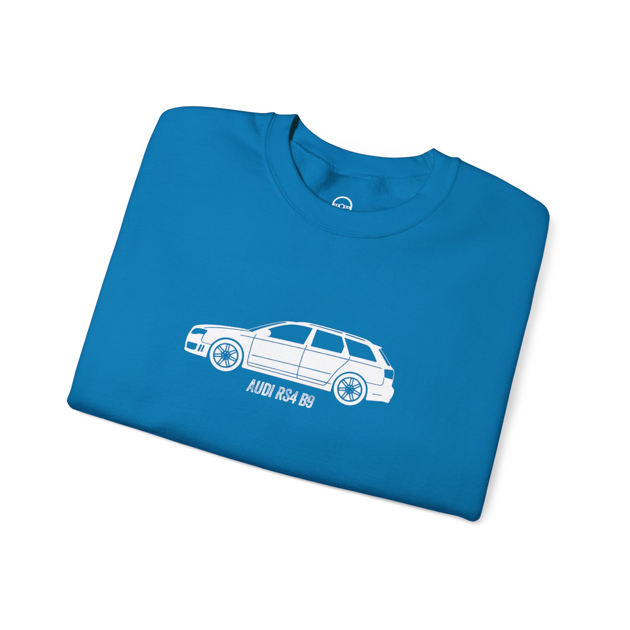 Retro Rides Crewneck Sweatshirt Audi RS4 Outline - Image 19