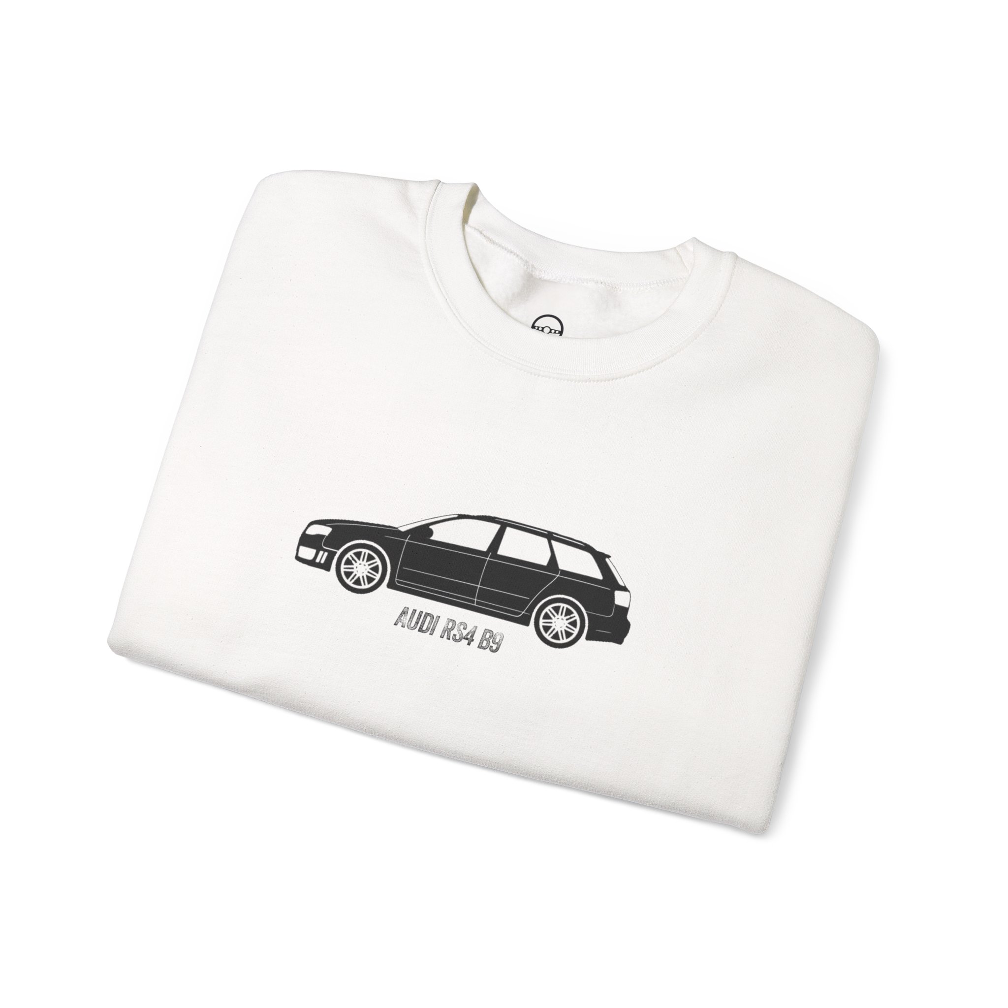 Retro Rides Crewneck Sweatshirt Audi RS4 Outline - Image 7